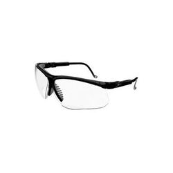 Uvex Genesis(R) Eyewear, Clear, Polycarbonate, Ultra-dura(R), Black (763-s3200)