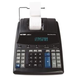 Victor 1460-4 Extra Heavy-Duty Printing Calculator, Black/Red Print, 4.6 Lines/Sec (VCT14604)