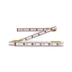 Vuzix Corporation Red End Engineers' Rulers, 6 ft, Wood (182-1066DN)