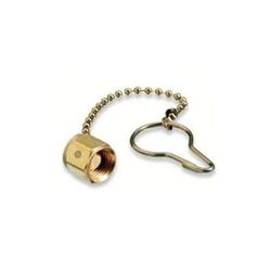 Western Enterprises Chain & Plug Assemblies, Plug Assembly, 200 psi, Oxygen, Brass (312-927)