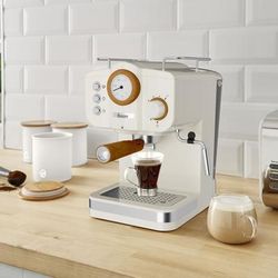 Swan Nordic Pump Espresso Coffee Machine - White by Salton® in White