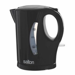Compact Space Saving Cordless Jug Kettle 1 L/Qt - Black by Salton® in Black