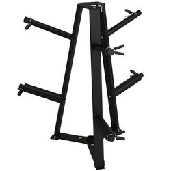 TEMU Weight Rack, Weight Tree For 5cm Weight Plates And Barbell Bar With 6 Fasten Clamps For Home Gym Storage, 300kg Capacity