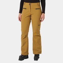 Helly Hansen Women's Bellissimo 2 Slim-Fit Softshell Ski Trousers Brown XL