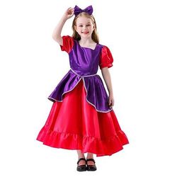 Mascherata Principessa Bambini Ragazze Settimana del libro Halloween Costumi di Halloween facili Vestirsi