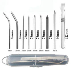 Paracord Knitting Tool Set Aluminium Parachute Cord Needles Bracelets DIY Weave Tool Umbrella Rope