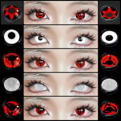 EYESHARE Color Contact Lenses For Eyes 1Pair Anime Cosplay Colored Lenses Crazy Halloween Lenses Contact Lens Beauty Makeup