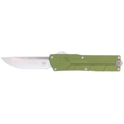 CobraTec Knives Paragon Sports South Exclusive OTF Automatic Folding Knife VG-10 Stainless Steel Plain OD Green CTPRNEDGODG