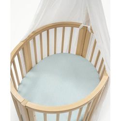 Stokke Sleepi Mini Fitted Sheet - Dots Sage