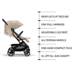Cybex Beezy 2 Compact Stroller - Almond Beige