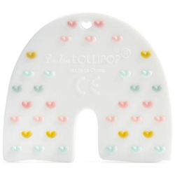 Loulou Lollipop Silicone Teether - Pastel Rainbow
