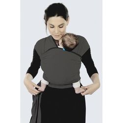 We Made Me Flow Wrap Baby Carrier - Charcoal Grey