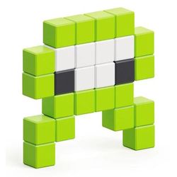 Ukidz PIXIO Mini Monster Alienz - 26 Magnetic Blocks in 3 Colors