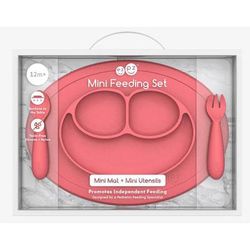 EZPZ Mini Feeding Set - Coral