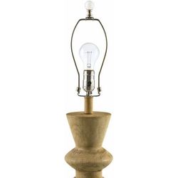 Ploubezre 31"H x 16"W x 16"D Traditional Ivory/Clear/Dark Red/Metallic - Nickel/Translucent Table Lamp - Boutique Rugs