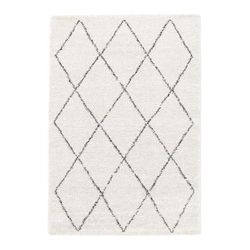 Tappeto shaggy di stile berbero morbido e voluminoso 160 x 230 cm