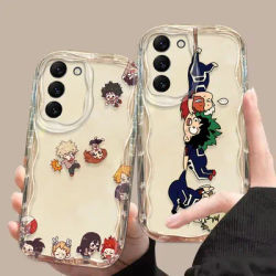 My Hero Academia Cover For S21 S23 S24 Ultra Plus FE A55 A35 A25 A05S A54 A53 A52 A33 A32 Wave Oil Phone Case