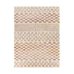 Tappeto a pelo lungo morbido e confortevole terracotta 120 x 170 cm
