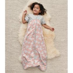 Love To Dream Short Sleeve Sleep Bag Organic Cotton Mild, 18-36 M - Doves Dusty Pink