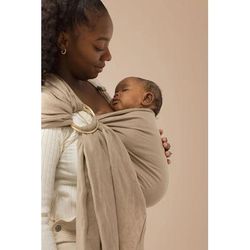 WildBird Linen Ring Sling, Standard (74") - Desert Lark / Gold