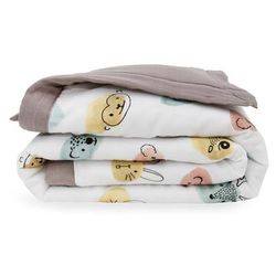 Little Unicorn Cotton Muslin Toddler Comforter - Watercolor Critters