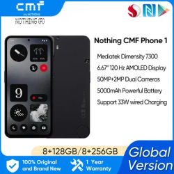 Global Version CMF Phone 1 Smartphone 6.67" 120Hz Super AMOLED Screen MTK Dimensity 7300 33W Fast Charging 50MP Camera