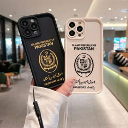 Pakistan Passport Phone Case for IPhone 16 15 14 13 12 11 Pro Max Mini XR XS X 7 8 Plus Soft TPU
