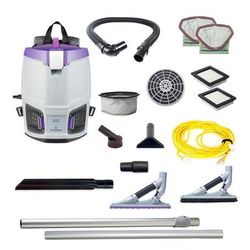 ProTeam GoFit 3, 3 quart Backpack Vacuum 107716 with ProBlade Hard Surface and Carpet Tool Kit 107532
