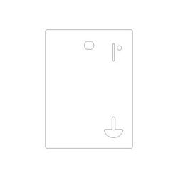 JE Adams Faceplate - Cam Lock Coin Slot on Right (Multiple Units) 8952W