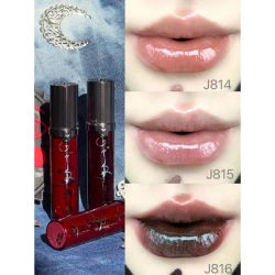 Girlcult Hmong Witch Glitter Lipgloss Matte Shimmer Gothic Dark Chameleon Long-lasting Sparkling Blue Smoky Lipstick Halloween