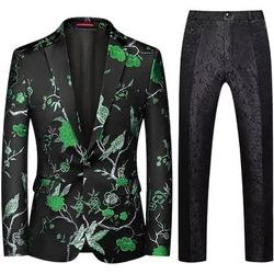 Disco Anni '80 Pantaloni Abiti Completi Blazer Disco Tinta unica Costume Per uomo Mascherata Performance Feste Club Adulti Cappotto Pantaloni