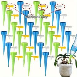 TEMU 40 Pcs Automatic Drip Irrigation System With Adjustable Valves - Indoor And Outdoor Gardening