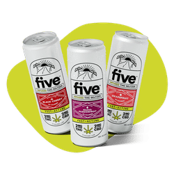 variety 6-pack fast-acting 2mg thc seltzers