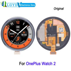 Écran AMOLED pour OnePlus Watch 2 Smartwatch, écran tactile et Hébergements eur, assemblage complet, pièce de rechange de réparation, 1.43"
