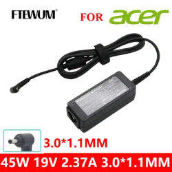 45W Laptop Charger Adapter 19V 2.37A 3.0*1.1mm Power Supply For Acer Travelmate B117 B118-R B118-RN B118-G2-RN X3310 B117-MP