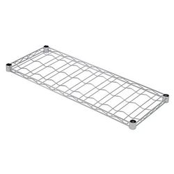 Quantum Food Service 1448WSC Chrome Wine Cradle Shelf - 48"W x 14"D, Silver