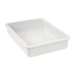 Quantum Food Service FSB-DT18133 WT Pizza Dough Box - 17 3/4" x 12 3/4" x 3" Polypropylene, White