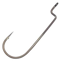 Gamakatsu Offset Shank Round Bend Worm Hook - Nano Alpha 4/0