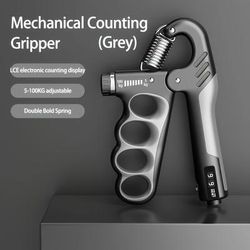 TEMU 5-100kg Counting Grip Strengthener Arm Strength Fitness Trainer Wrist Strength Training Chain Five-finger Grip Strengthener