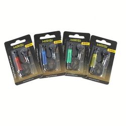 TEMU 4x Hirisi Tackle Carp Fishing Bobbins, Mixed Color, High-refractive-index Polymer, Without Battery, No Magnesium Rod/flint, For Fishing Alarm Indicator, Halloween, Labor Day