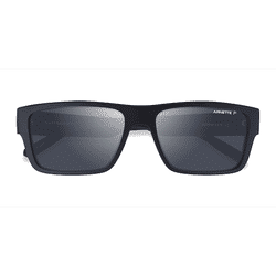 Unisex s rectangle Matte Black Plastic Prescription sunglasses - Eyebuydirect s ARNETTE Phoxer