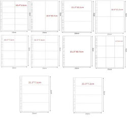 Stationery Multiple Pockets A4 Kpop Photocard Binder PP Transparent Photo Album Refill Pages DIY Photocard Holder