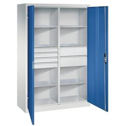 Armoire 6 Tab. 6 Tiroirs L X P : 120 X 50 5010 Bleu Gentiane - CP