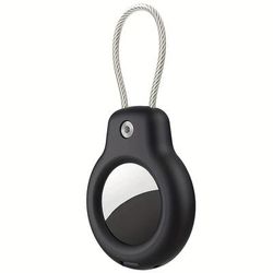 TEMU Secure Holder With Keyring Anti-lost Lock Case For Airtag Air Tags Full Coverage Protectors Cover For Pets Luggage Key
