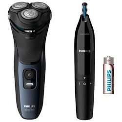 Philips 3000 series Shaver S3134/57 Rasoio elettrico Wet Dry, Serie 1