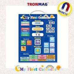 TEMU Tronmag Calendar: Daily Learning Magnetic Activities Hanging Board Calendar - Week, Month, Weather, - 40x32cm - Christmas New Year Gift