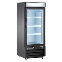 Maxx Cold MXM1-12FBHC 25" X-Series 1 Section Display Freezer w/ Swing Door - Bottom Mount Compressor, Black, 120v