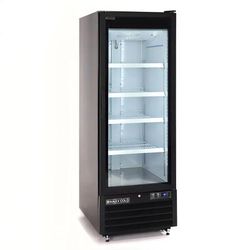 Maxx Cold MXGDM-30FBHC 27" X-Series 1 Section Display Freezer w/ Swing Door - Bottom Mount Compressor, Black, 120v