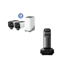 eufy Robot Vacuum Omni S1 Pro + eufyCam S3 Pro 2-Cam Kit + 1 TB Hard Drive