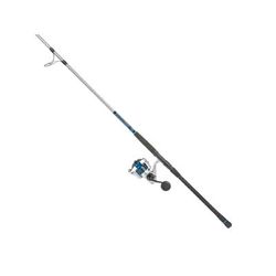 Quantum Strive Spinning Reel and Rod Combo 9ft 2-PC Medium-Heavy Moderate-Fast Rod Graphite Composite Blank SZ 6000 Reel 4+1 Bearings 5.6-1 Ratio